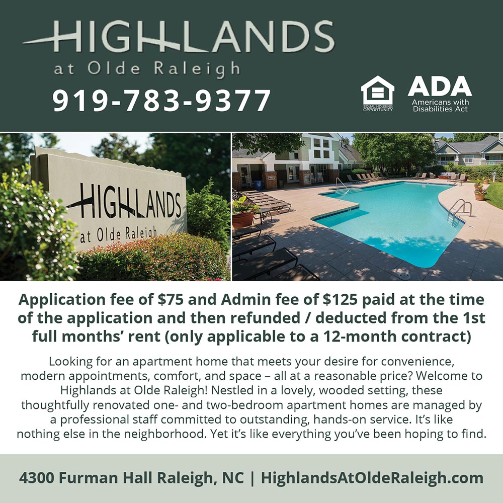 Offer for Highlands at Olde Raleigh